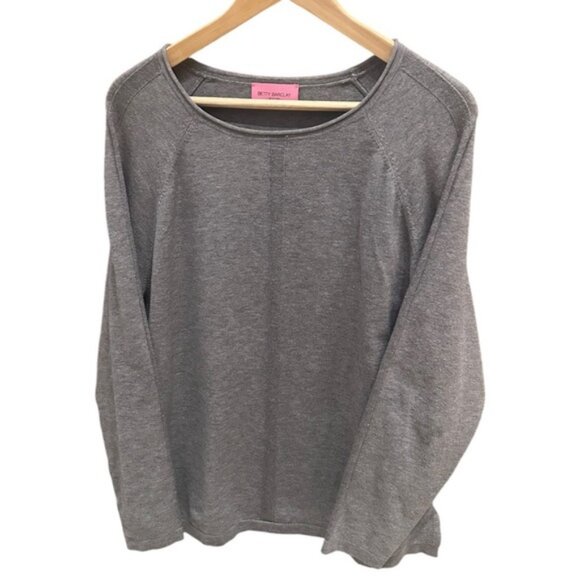 Betty Barclay SCSY collection grey pullover sweater size L - Picture 2 of 5